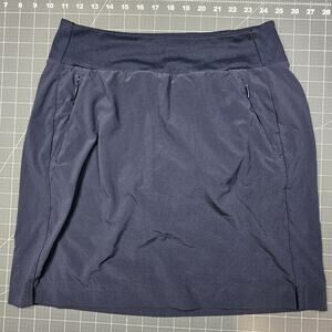 Athleta Soho Skort 6 Tall 29x18 Blue Navy Yoga Tennis Golf Hiking Athliesure